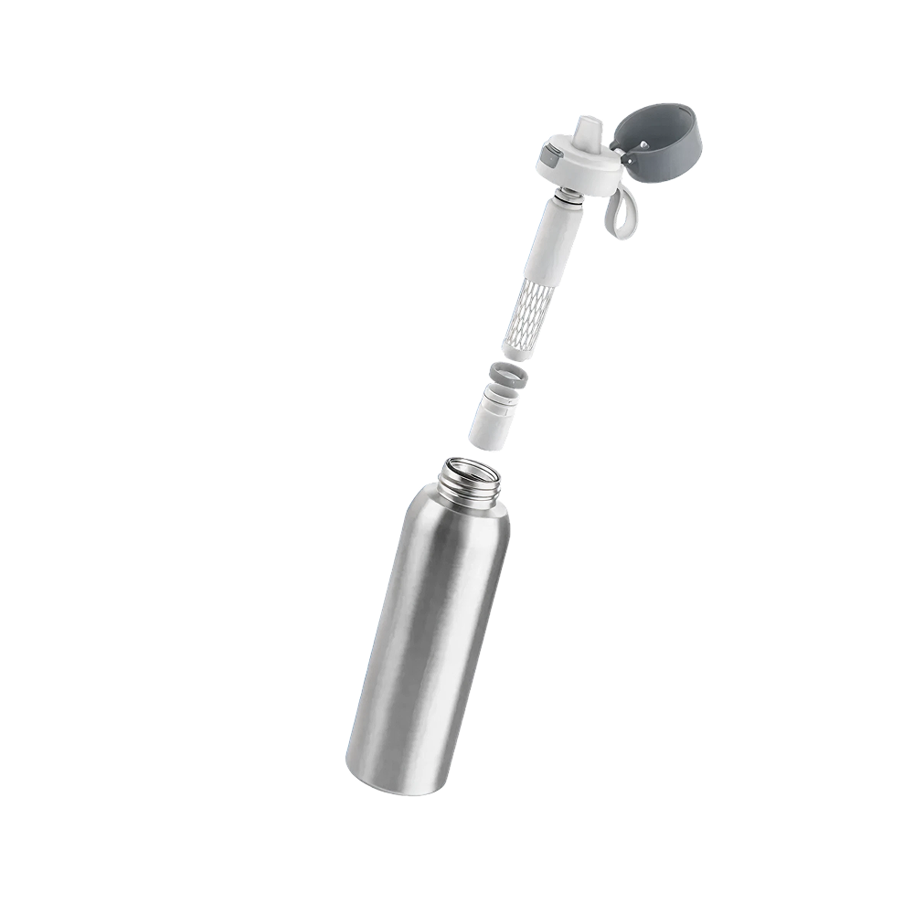 Gourde Filtrante Isotherme Inox — BOFI 99,999 % | Dyese